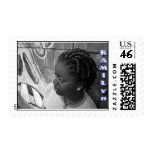 KAMILyn BLACK & WHITE TAG FACE postage