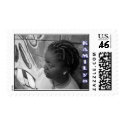 KAMILyn BLACK & WHITE TAG FACE postage