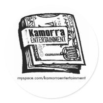 KAMORRA ENT. Circle Sticker