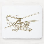 Kamov KA50 Black Shark) Mouse Pads