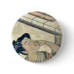 Kanadehon Chushingura by Isoda,Koryusai Pinback Buttons