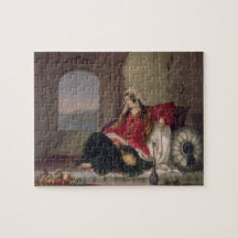 Kandahar Lady of Rank, Engaged in Smoking, plate 2 Puzzles