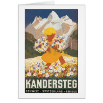 Kandersteg Schweiz Switzerland Suisse Greeting Cards