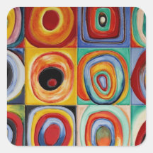 Kandinsky Abstract Art Sticker