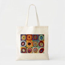 Kandinsky Abstract Art Tote Bags