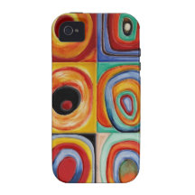Kandinsky Abstract Art Vibe iPhone 4 Cases