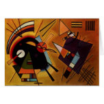 Kandinsky Black and Violet Note Card