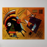 Kandinsky Black and Violet Poster