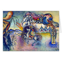 Kandinsky - Saint George and the Dragon Card