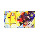 Kandinsky Yellow Red Blue Canvas Wrap Canvas Print
