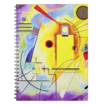 Kandinsky Yellow Red Blue Notebook