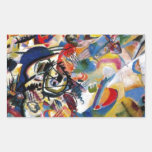 Kandinsky's Composition VII Rectangular Sticker