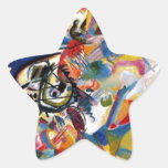 Kandinsky's Composition VII Star Sticker