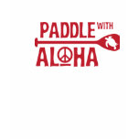 Kane Paddle with Aloha Rash Guard (Red) t-shirts