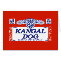 Kangal Dog Greeting Card