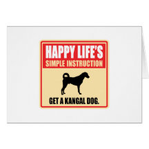 Kangal Dog Greeting Card