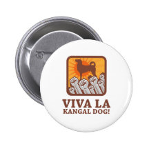 Kangal Dog Pinback Buttons