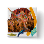 kangaroo,Aborigin,Australia collection Buttons