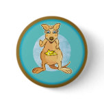 kangaroo blue button