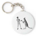 Kangaroo Boxing Match Keychain