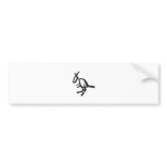 Kangaroo Bumper Sticker