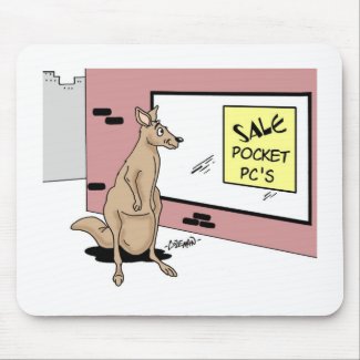 Kangaroo Cartoon mousepad