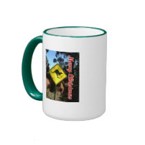 Kangaroo Christmas mugs