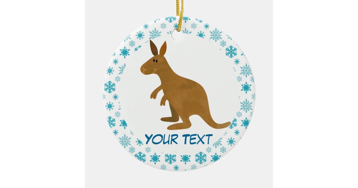 kangaroo christmas ornament gift zazzle kangaroo christmas ornament gift zazzle