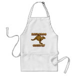 Kangaroo Country Logo Aprons