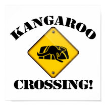 Kangaroo Crossing posters