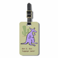 kangaroo - customizable tag for bags