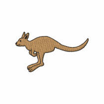 Kangaroo embroidered shirts