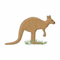 Kangaroo embroidered shirts
