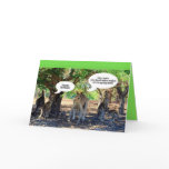 Kangaroo Family Happy Birthday Humor cards