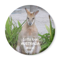 Kangaroo Gotta loveAUSTRALIAmate!, ©BLHS Fridge Magnets