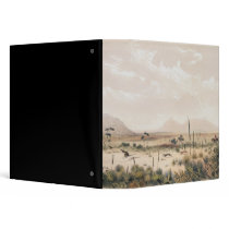 Kangaroo Hunt Vinyl Binder