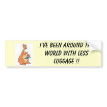 KangaRoo, I've been around the wor... - Customized bumper stickers