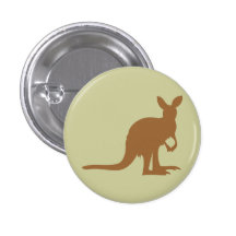 Kangaroo Kangaroos Australia Marsupial Art Animal Pin