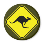 Kangaroo Fridge Magnets