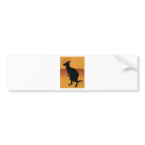 Kangaroo Outback Bumper Sticker