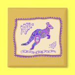 Kangaroo Quilt magnets