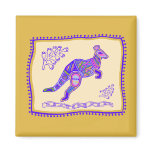 Kangaroo Quilt magnets