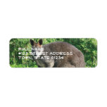Kangaroo Return Address Mailing Label