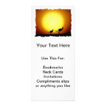 Kangaroos against the desert sun customized rack card Kangaroos against the desert sun customized rack card