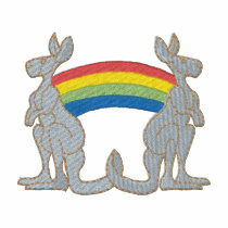 Kangaroos embroidered shirts