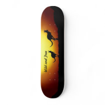 Kangaroos from Australia - Wild and Free Skate Board