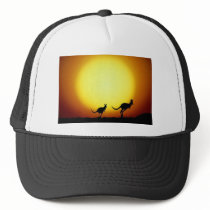 Kangaroos in the Australian Outback Mesh Hat