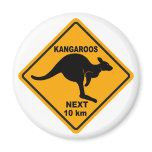 Kangaroos Next 10 km Magnet