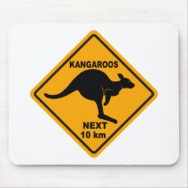 Kangaroos Next 10 km Mouse Pad