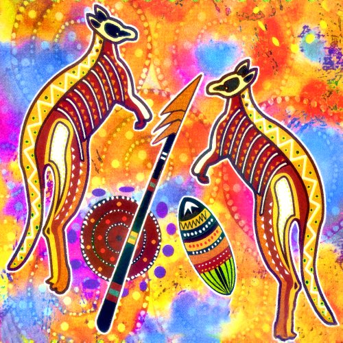 Kangaroos print